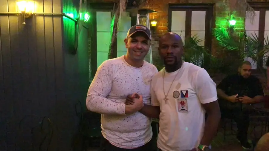 Floyd Mayweather Jr. at Oceana Grill