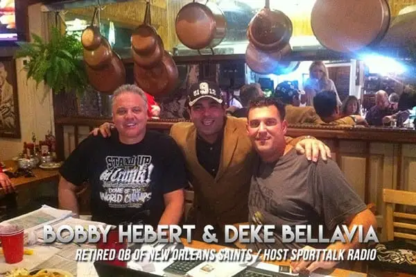 Bobby Hebert & Deke Bellavia at Oceana Grill
