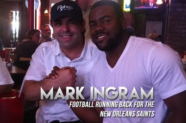 Mark Ingram at Oceana Grill