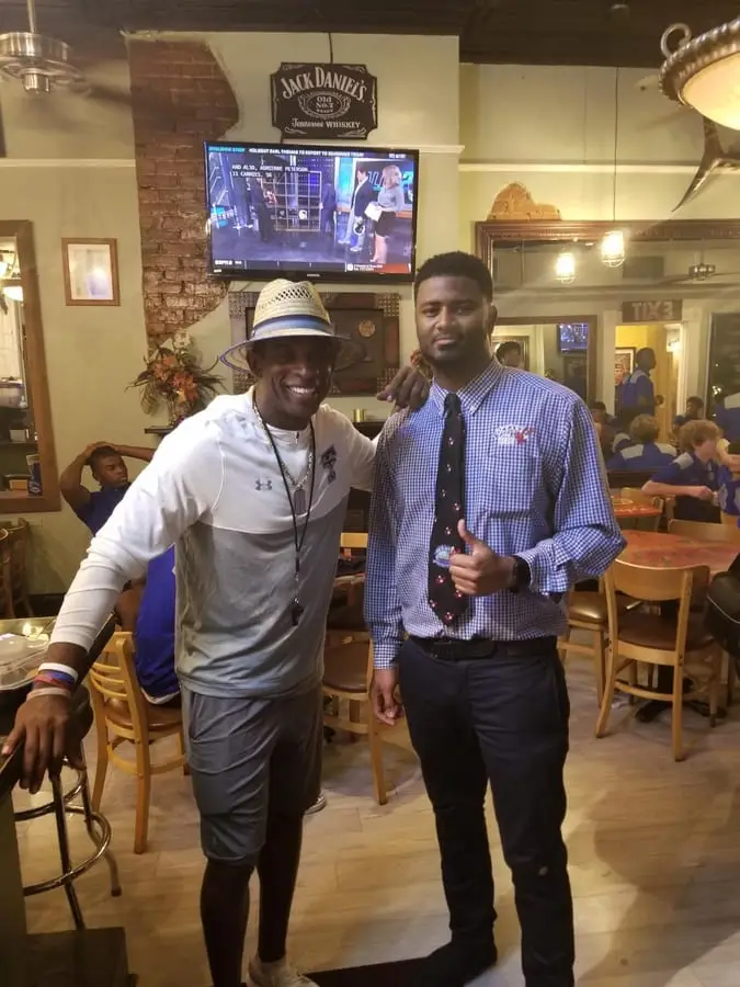Deion Sanders at Oceana Grill