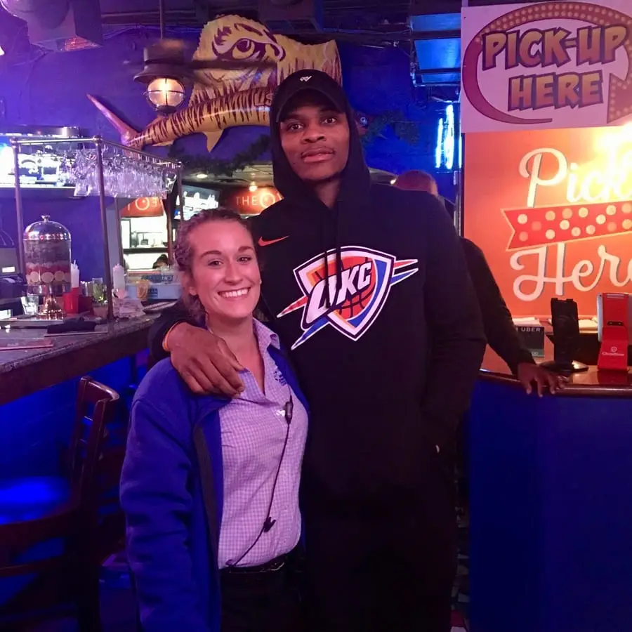 Russell Westbrook at Oceana Grill